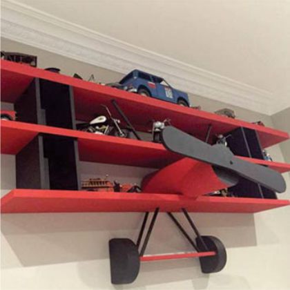 Wooden Aeroplane shelf Wooden Aeroplane shelf